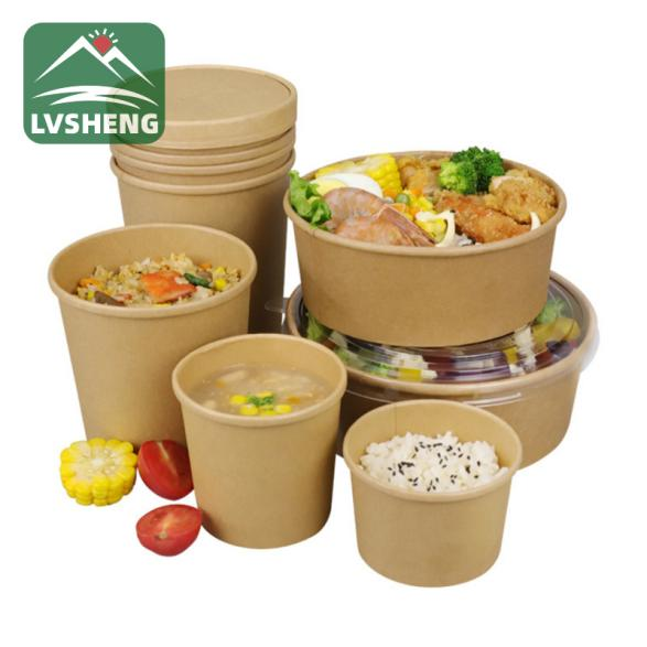 Kraft Paper Bowl Safe pro odebírání jídla?